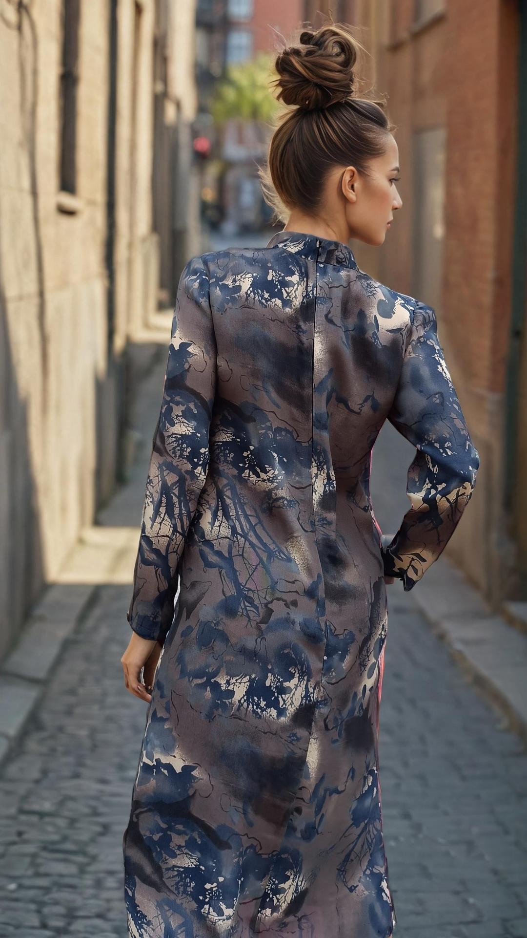 ARTEMIS-DRESSES-JAPANESEGRADEN-MIDI-MAO 4