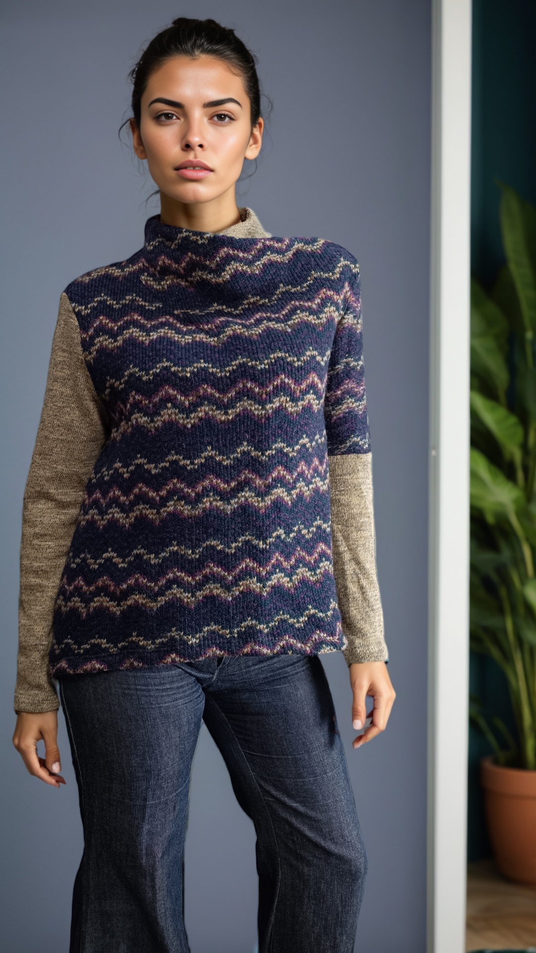 ARTEMIS-BLOUZES-MALLINES-PURPLECHEVRON 5