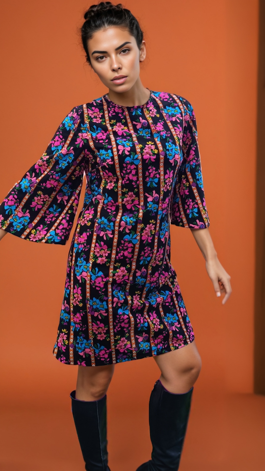 ARTEMIS-DRESSES-MINI-BELLSLEEVES-BOTANICALNOIRBLOOM 6