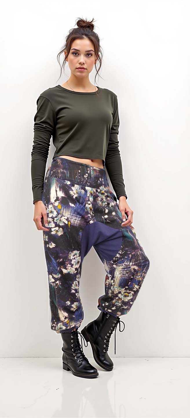 ARTEMIS-HaremPants – Cosmic-Garden-Harem Pants -Scuba-Fabric 1 (2)