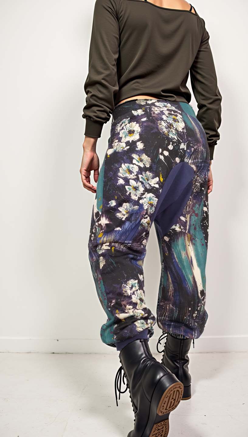 ARTEMIS-HaremPants – Cosmic-Garden-Harem Pants -Scuba-Fabric 1 (3)