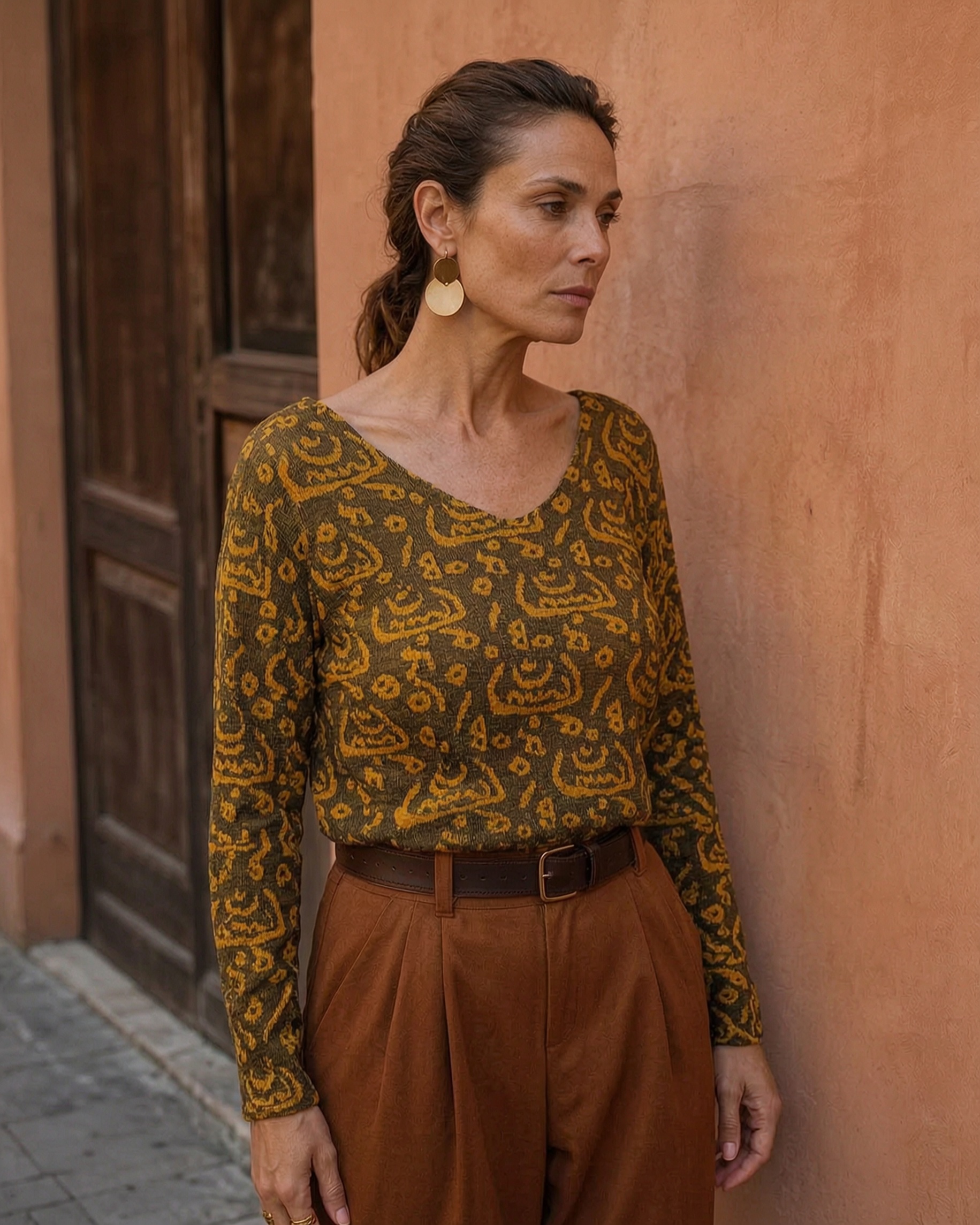 ARTEMIS-PLUSSIZE-BLOUSES-MUSTARD-LETTERS 3